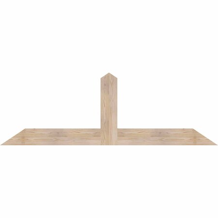 Ekena Millwork Portland Smooth Timber Gable Bracket, Douglas Fir, 72"W x 24"H x 1 1/2"D x 5 1/2"F, 8/12 Pitch GBW072X24X0206POR00SDF